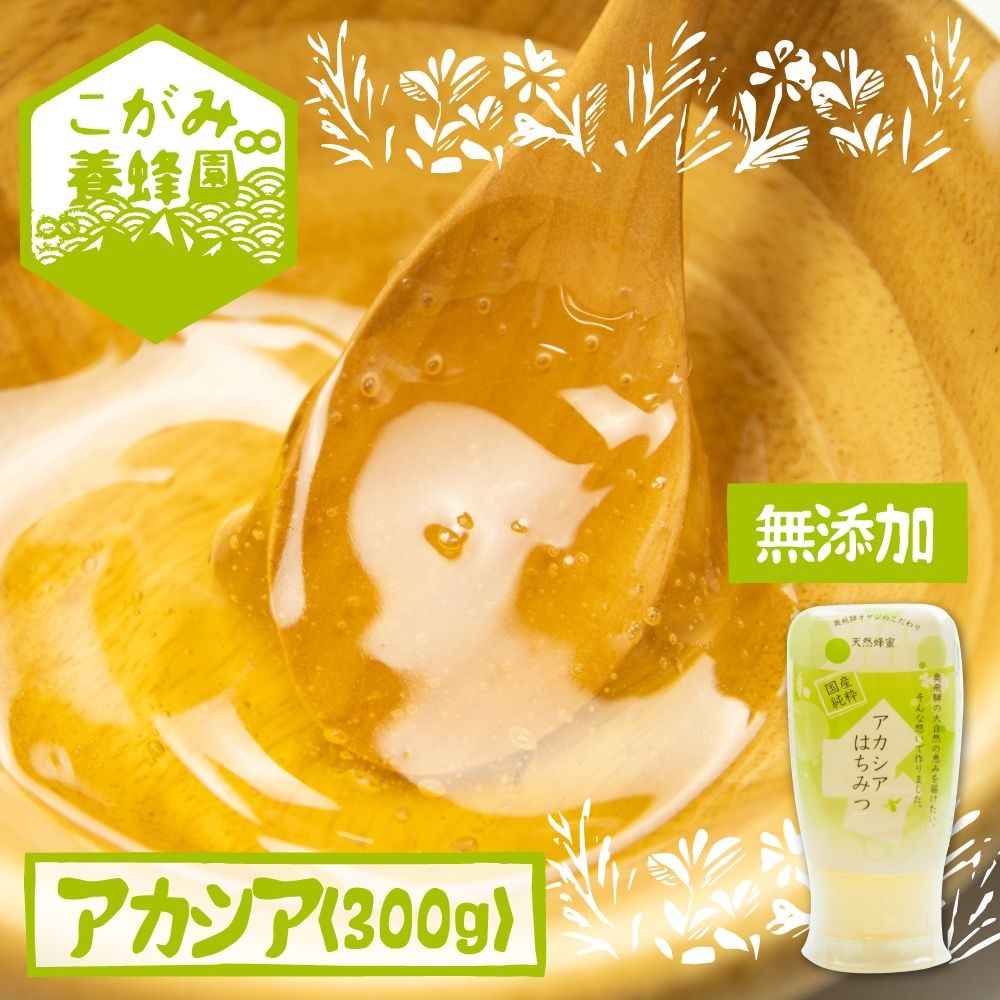 飛騨産 生蜂蜜 アカシア蜜 300g 国産無添加